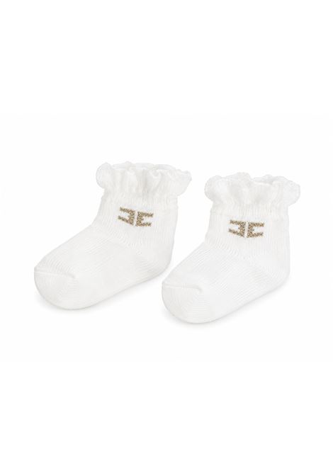 Calzino con logo ELISABETTA FRANCHI KIDS | ENCZ004 C TV0610115